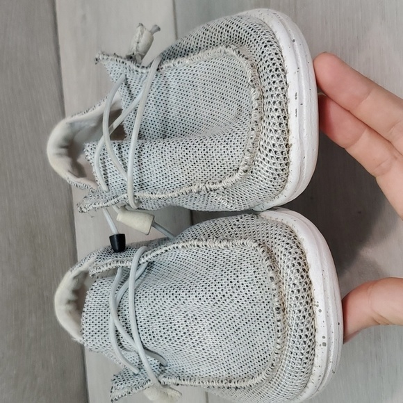 Hey Dude Womens Wendy Six Stone White Loafer Slip on shoes sz 8 - Picture 4 of 12